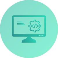 Unique Code Optimization Vector Icon