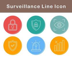 Surveillance Vector Icon Set