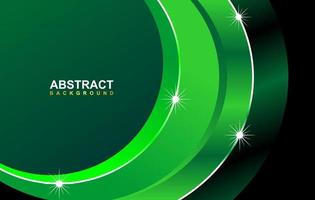 green background, abstract dark green vector background with circle pattern