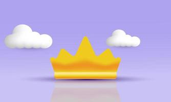 illustration creative unique icons crown object symbols game elements isolated on background vector