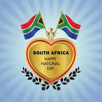 South Africa national day , national day cakes vector