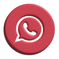 2d ícone do Whatsapp logotipo png