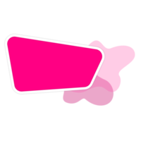 Pink Abstract Banner png