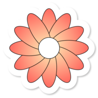 The Gradient Summer Flower png