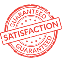 SATISFACTION, grunge rubber stamp png