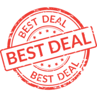 BEST DEAL, grunge rubber stamp png