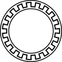 Greek frame vector icon design. Flat icon of ancient frame.