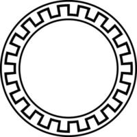 Greek frame vector icon design. Flat icon of ancient frame.