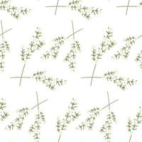 Vector Repeat texture of Abstract blossoming branch of a flowers. Seamless pattern. Springtime. EPS