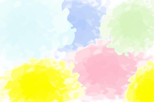 Abstract spots in bright spring pastel colors in watercolor. abstract background. Texture. Template vector