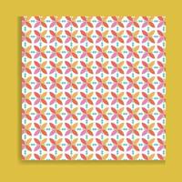 Seamless pattern with green leaves on a white background. Vector illustration.