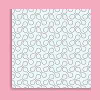 Seamless abstract modern geometric circle line pattern Vector Illustration.