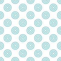Pattern from light blue circles on white seamless background. vector