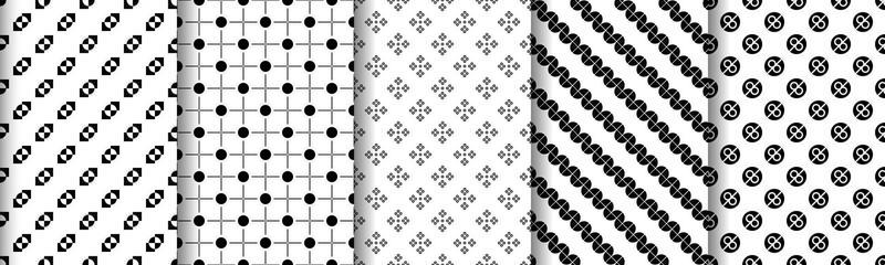Black seamless pattern, cover design. Abstract background technology graphic design.