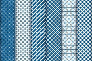 Modern dark blue set of pattern, cover design. Abstract background technology graphic design. vector