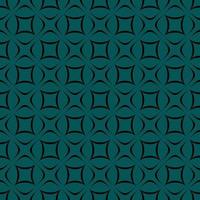 Black pattern on an emerald seamless background. vector