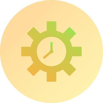 icono de vector de optimización de tiempo único