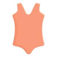 Girl swimwear icon cartoon vector. Swim pool vector