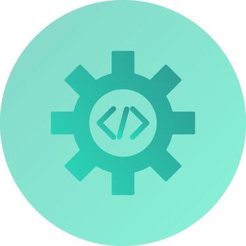 icono de vector de optimización de código único