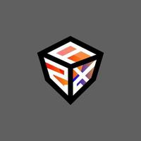 AZX letter logo creative design with vector graphic, AZX simple and modern logo.