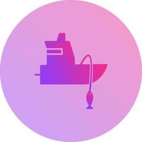 Fishing Boat Vector Icon