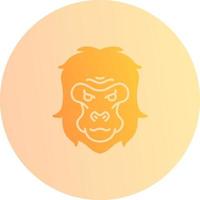 Gorilla Vector Icon