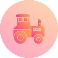 icono de vector de tractor