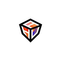 AHU letter logo creative design with vector graphic, AHU simple and modern logo.