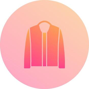 icono de vector de chaqueta