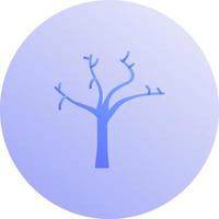 Tree with no Leaves Vector Icon