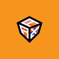 AAX letter logo creative design with vector graphic, AAX simple and modern logo.