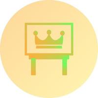 Crown Exhibit Vector Icon