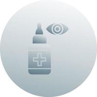icono de vector de gota de ojo
