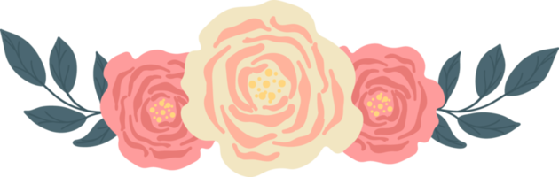 dulce rosado primavera flor ramo de flores floral decoración ilustración png