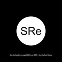 Seychelles Currency Symbol, Seychellois Rupee Icon, SCR Sign. Vector Illustration