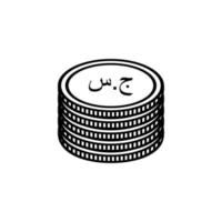 Republic of the Sudan Currency Symbol, Sudanese Pound Icon, SDG Sign. Vector Illustration