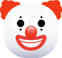 clown face emoji png