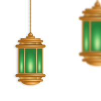 Islamic lantern for ramadan or eid ornament or islamic festival png