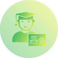 Unique Receiving Degree Vector Icon