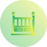 Baby Crib Vector Icon