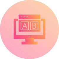 AB Testing Vector Icon