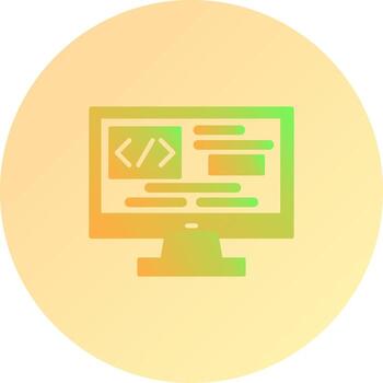 icono de vector de codificación