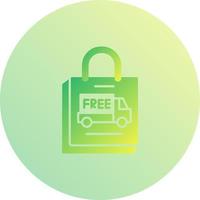 icono de vector de entrega a domicilio gratis