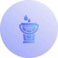 Water Bucket Vector Icon