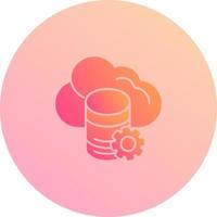 Cloud Data Vector Icon