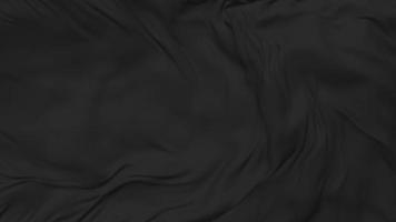 noir Couleur drapeau sans couture boucle arrière-plan, en boucle bosse texture tissu agitant lent mouvement, 3d le rendu video