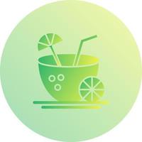 Coconut Drink Vector Icon