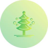 icono de vector de árbol de pino