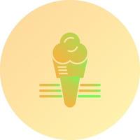 icono de vector de helado