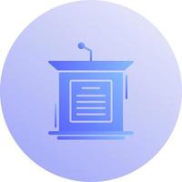 Podium Vector Icon